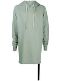 Rick Owens DRKSHDW long-sleeve rib-trimmed hoodie