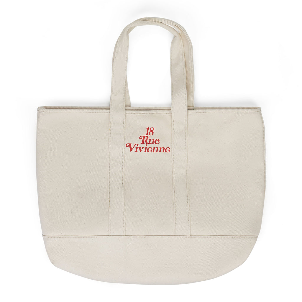 Cream Verdy Large Tote Bag