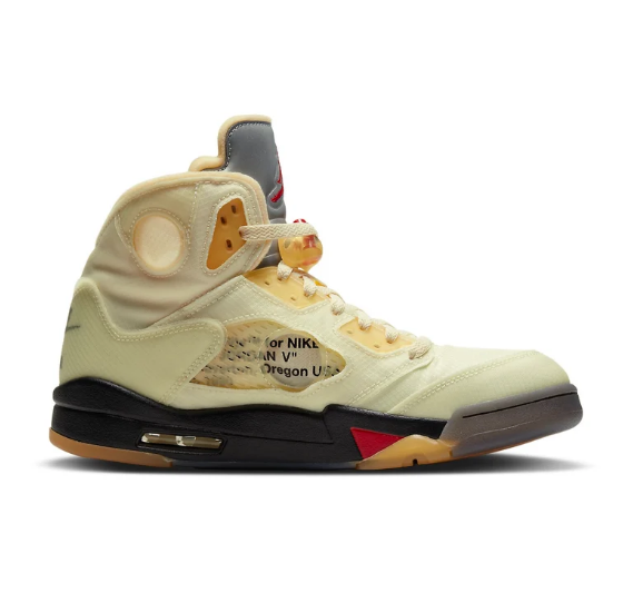 Off-White x Air Jordan 5 SP 'Sail'