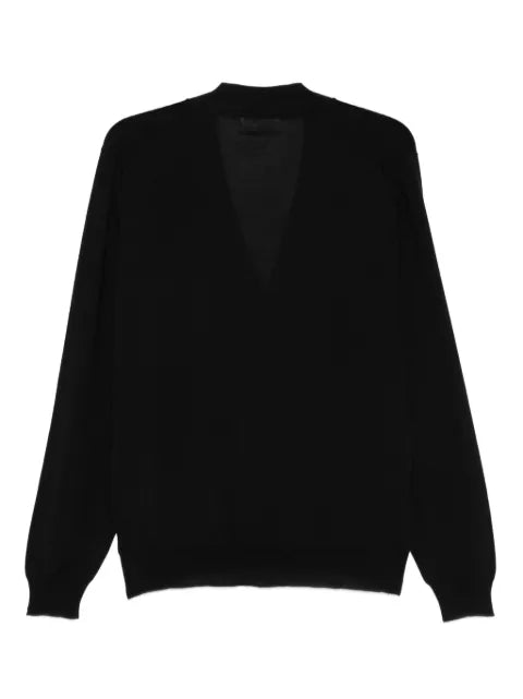 Lardini button-front wool cardigan