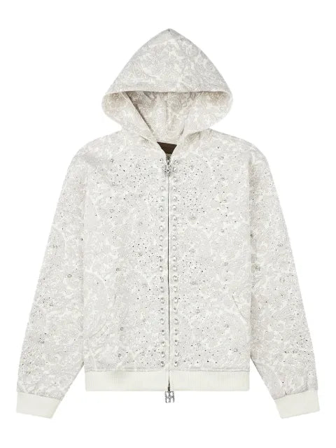 BIRTH OF ROYAL CHILD Cashew Blossom pearl-embellished hoodie