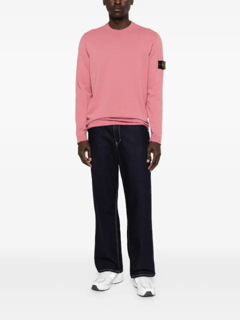 Stone Island 5100062 light raw hand organic cotton sweater