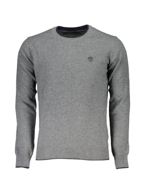 North Sails crew-neck logo-patch sweater