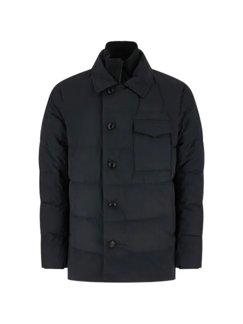 Duno quilted button-fastening jacket