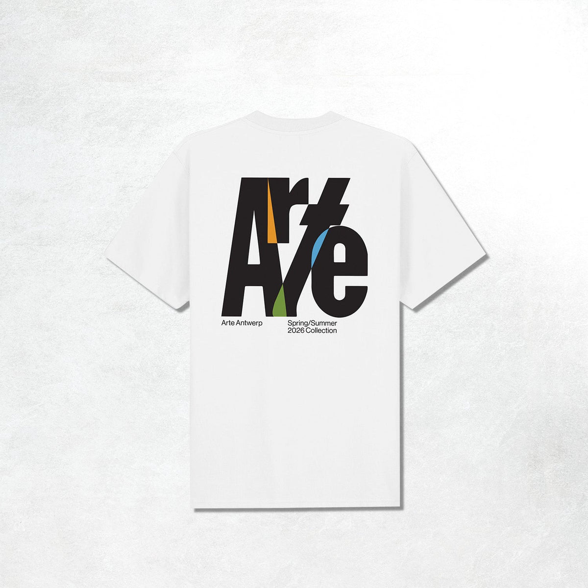 Arte Big Logo Back T-shirt: White
