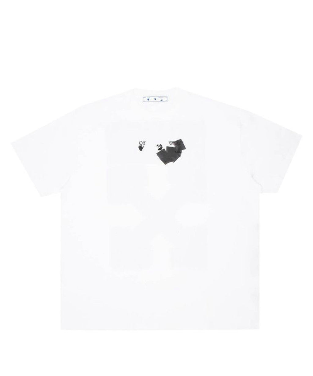 Off-White Jumbo Marker Short Sleeve Over Tee White/Black