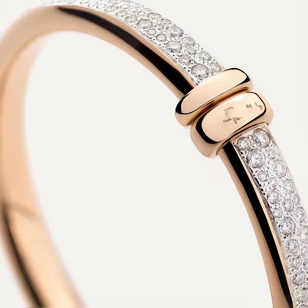 Pomellato Style Classic Cubic Zirconia Bangle