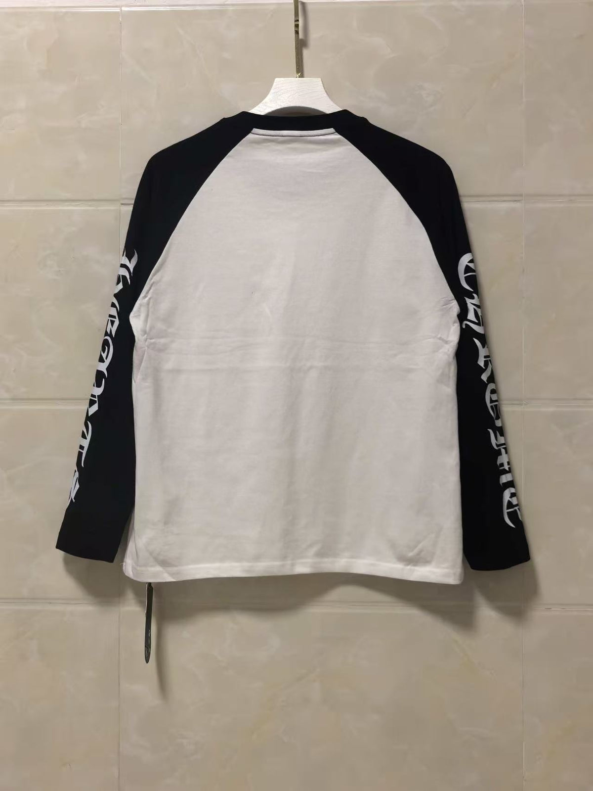 Chrome Hearts Long-Sleeve Shirt White/Black Y86#
