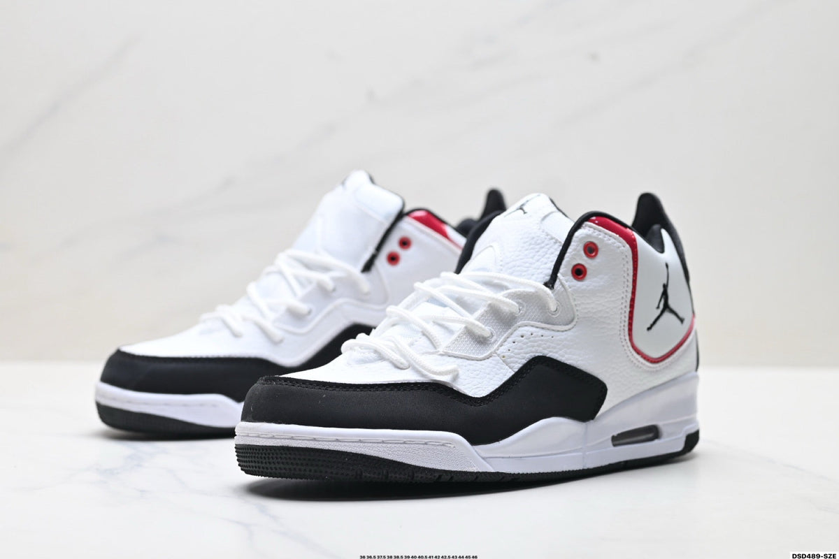 Jordan Legacy 312 High White Black Fire Red Sneakers