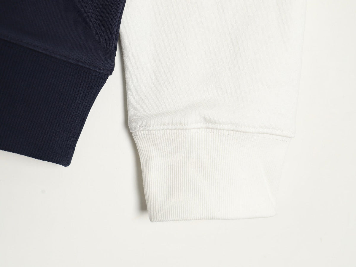 Gucci Lettering Layered-Look Crewneck Sweatshirt - Navy